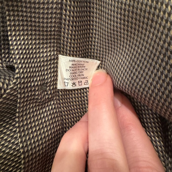 Robert Talbott long sleeved button down 100 percent cotton - Picture 6 of 11